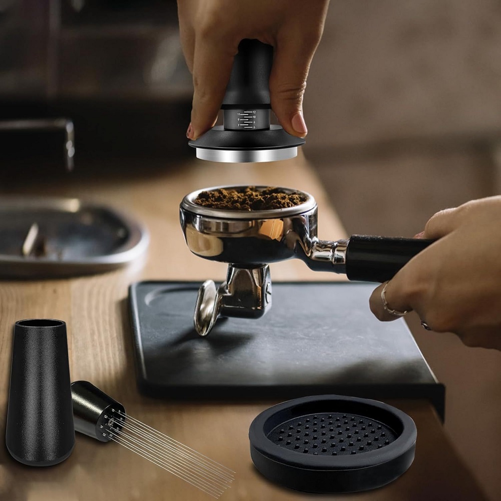 Espresso Tamper 51mm Set Inclu - đánh giá và giá Espresso Tamper Set