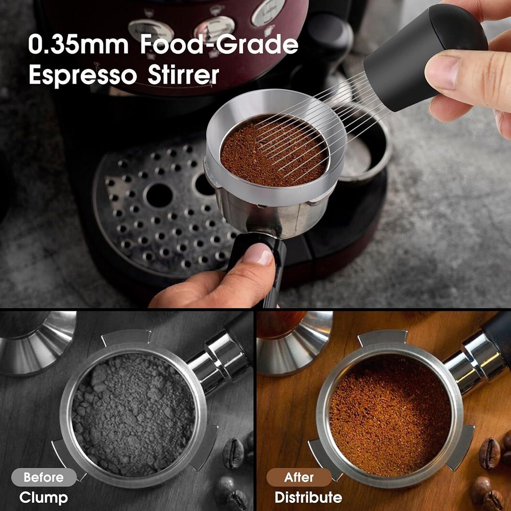 Espresso Tamper 51mm Set Inclu - đánh giá và giá Espresso Tamper Set