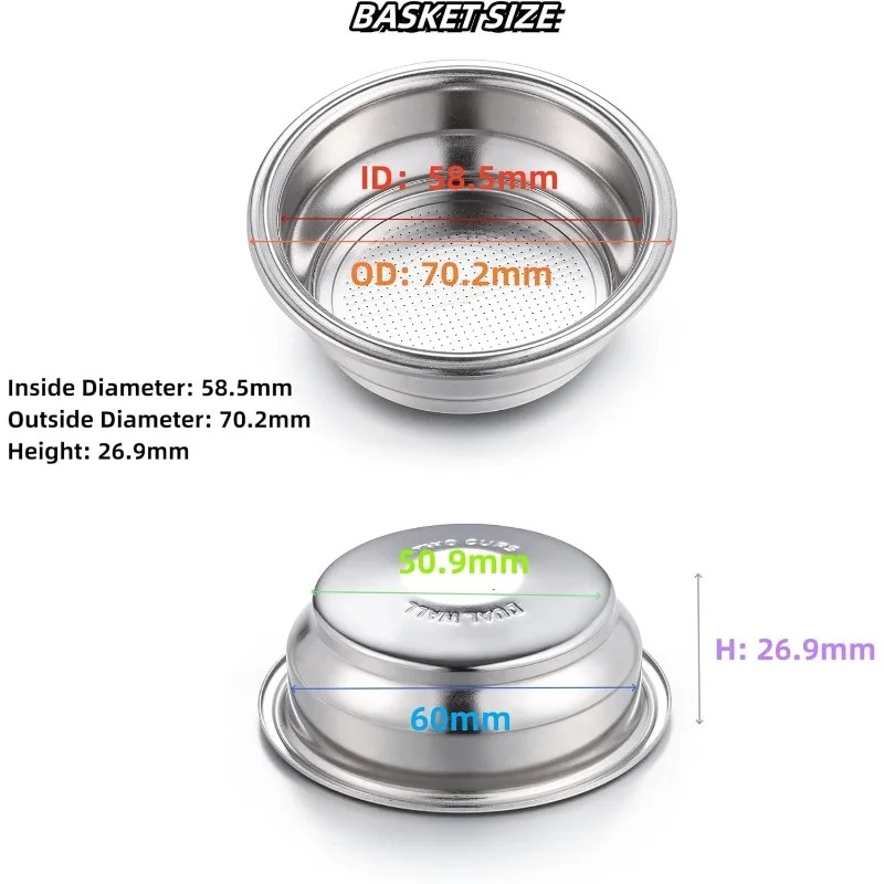 High Quality 2pcs 58mm Dual Wa - đánh giá và giá Coffee Extraction Equipment
