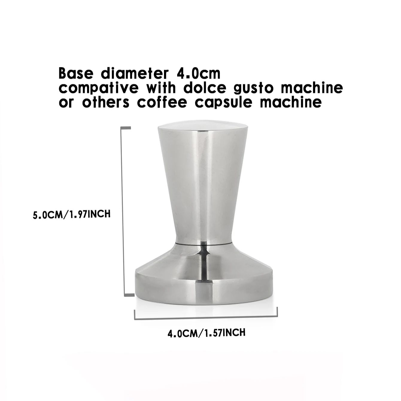 Stainless Steel Smart Dolce Gu - đánh giá và giá Espresso Tamper Set