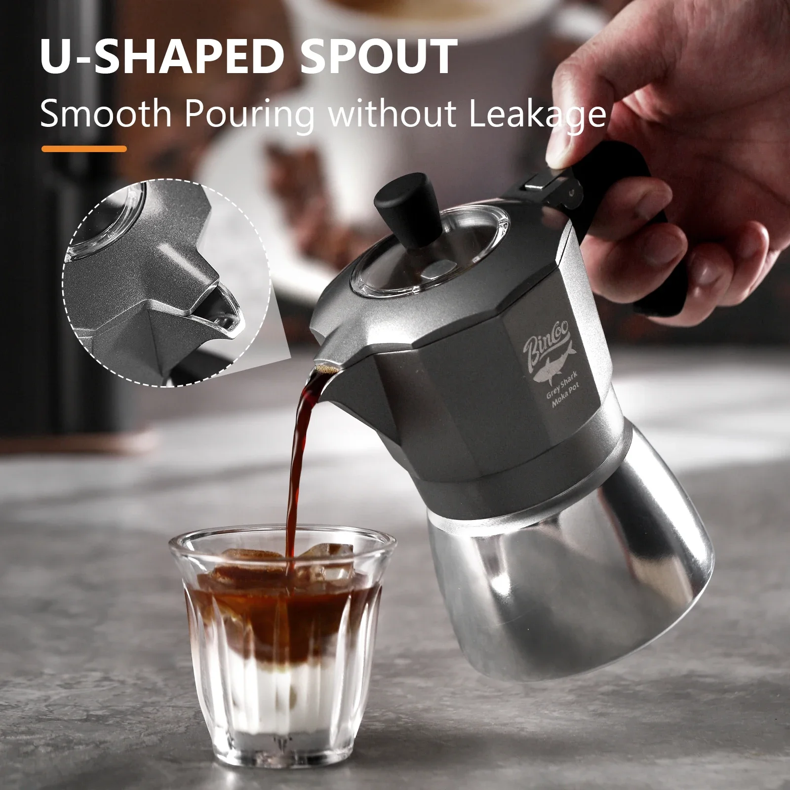 Bincoo 2 Cups Double Valve Mok - đánh giá và giá Coffee Equipment Tools