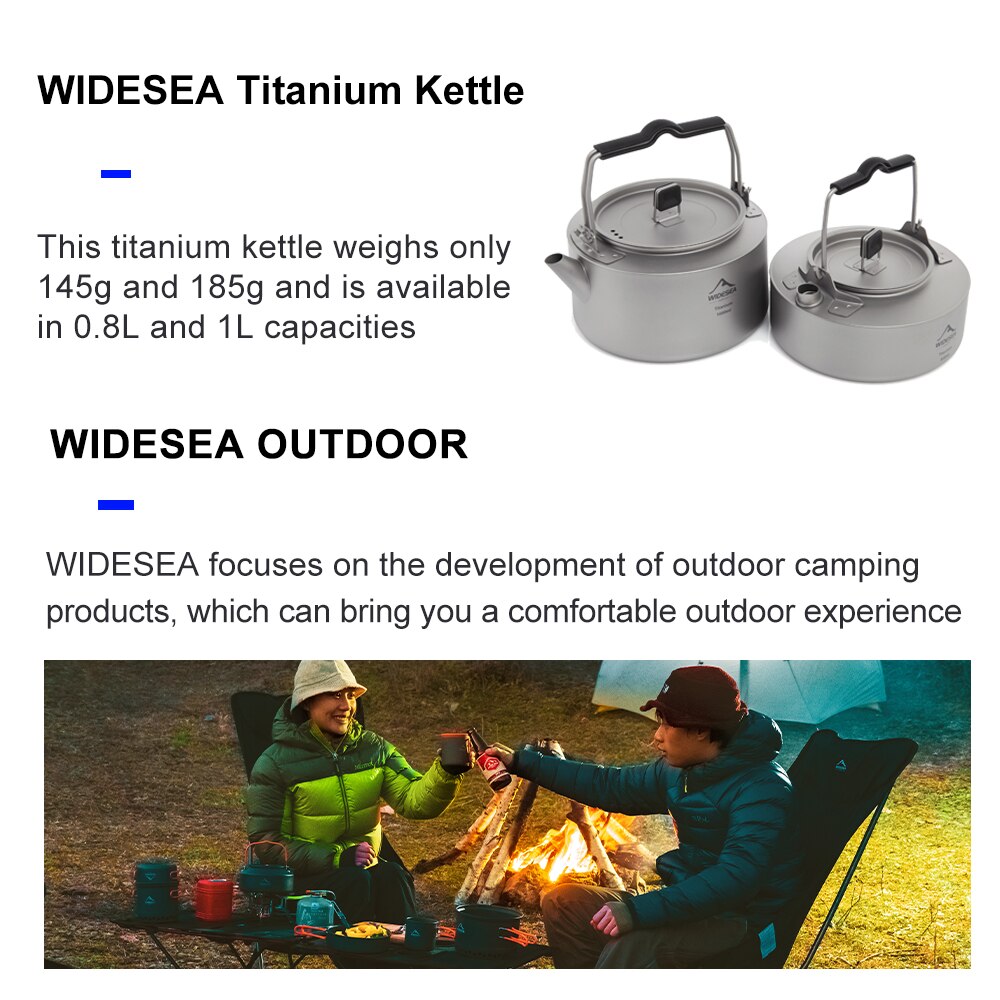 Widesea Camping Titanium Kettl - đánh giá và giá Coffee Equipment And Supplies