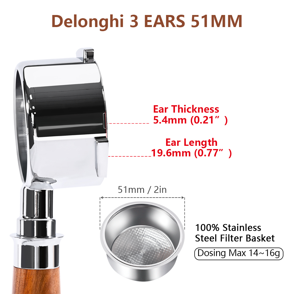 51mm Coffee Bottomless Portafi - đánh giá và giá Coffee Equipment Tools