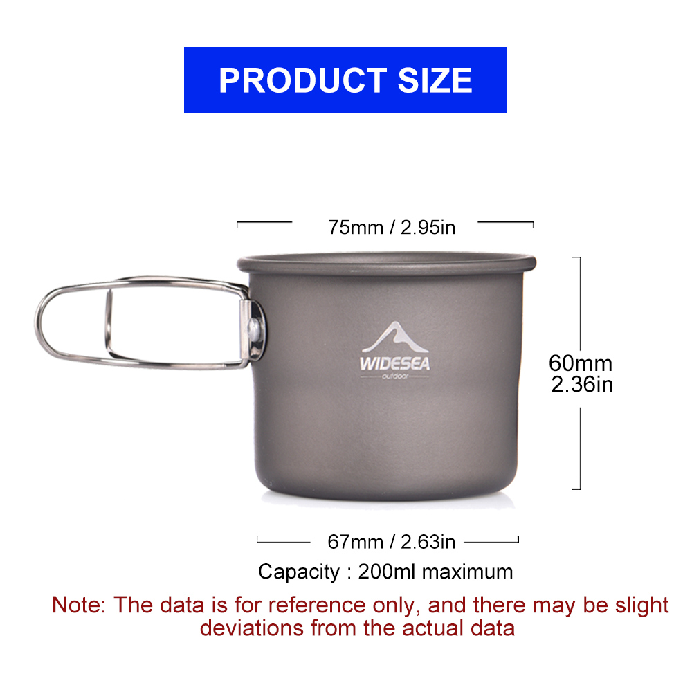 Widesea Camping Mug Outdoor Co - đánh giá và giá Coffee Equipment And Supplies