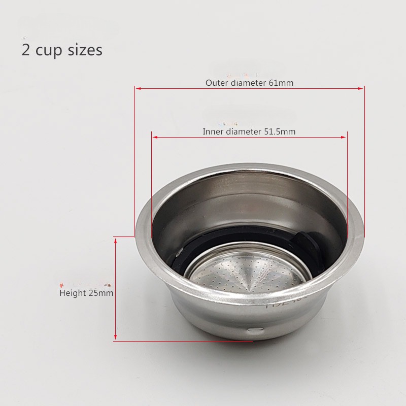 51mm Pressurized Porous Filter - đánh giá và giá Coffee Extraction Equipment