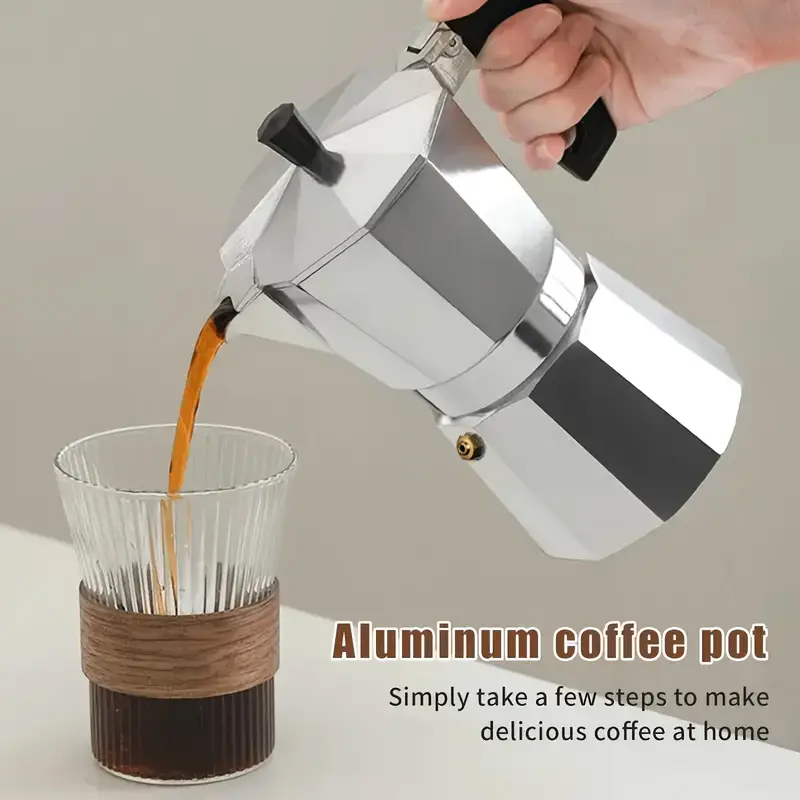 Classic Aluminum Moka Pot 50-3 - đánh giá và giá Coffee Equipment Tools