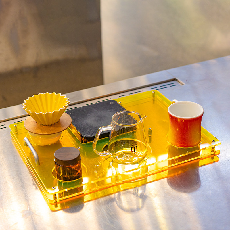 Acrylic coffee tray, used to s - đánh giá và giá Coffee Equipment And Supplies