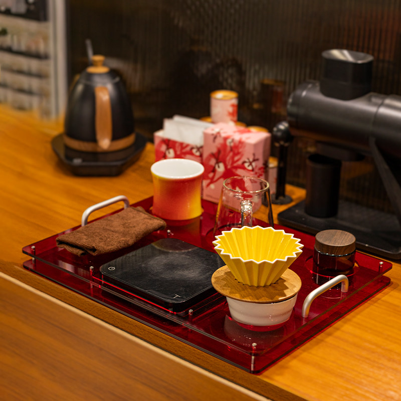 Acrylic coffee tray, used to s - đánh giá và giá Coffee Equipment And Supplies