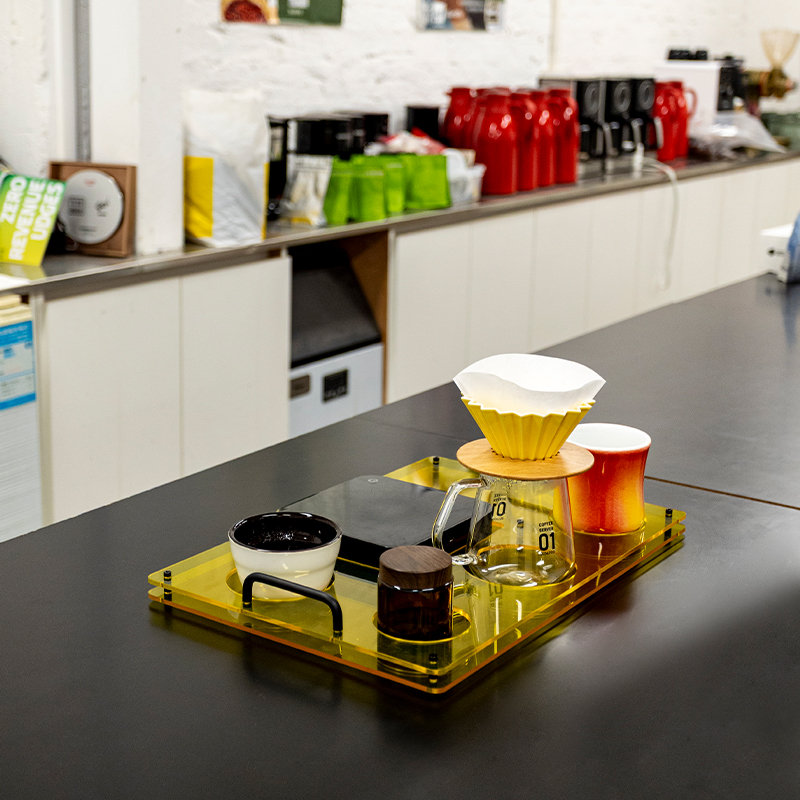 Acrylic coffee tray, used to s - đánh giá và giá Coffee Equipment And Supplies