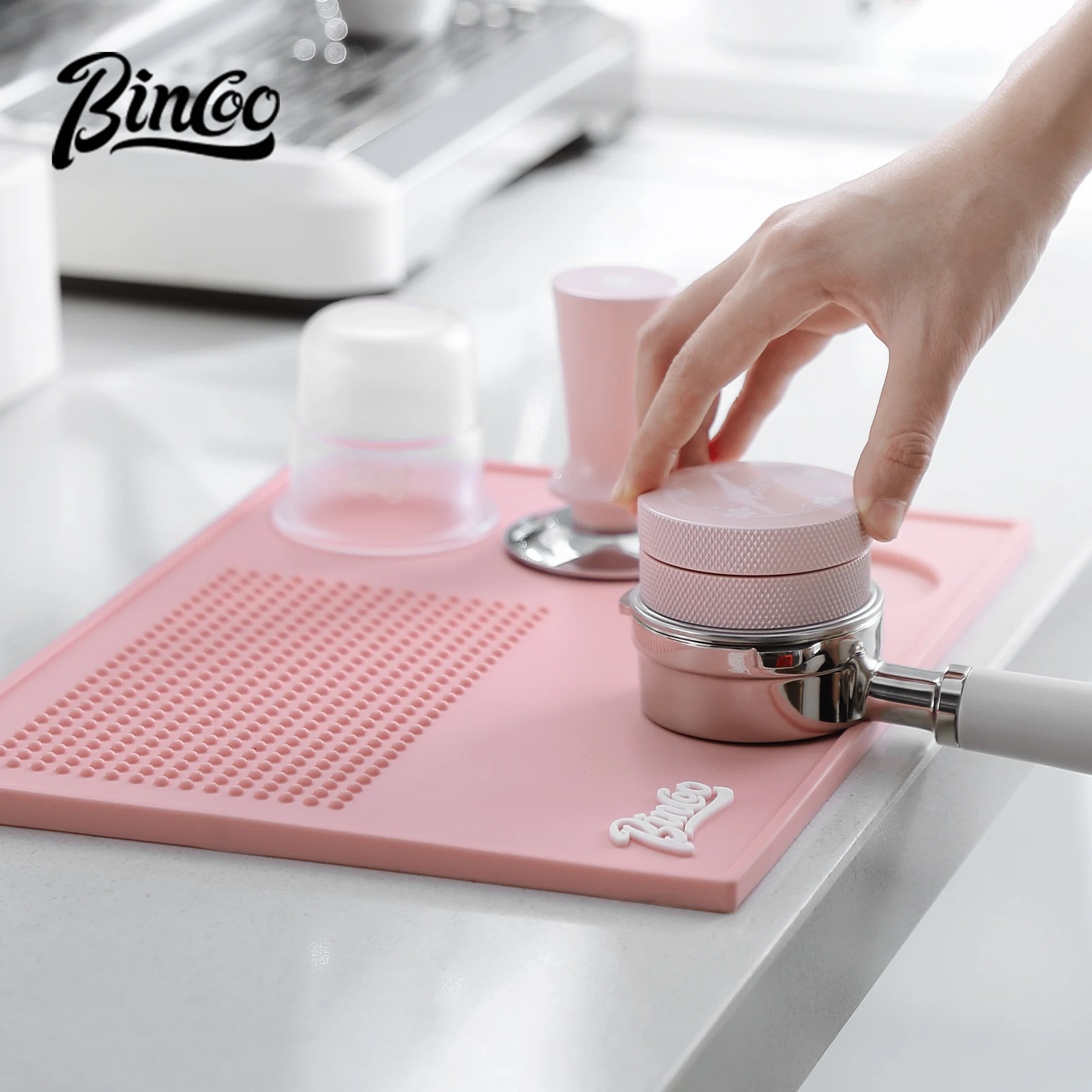 Bincoo Pink Espresso 51mm-58mm - đánh giá và giá Espresso Tamper Set